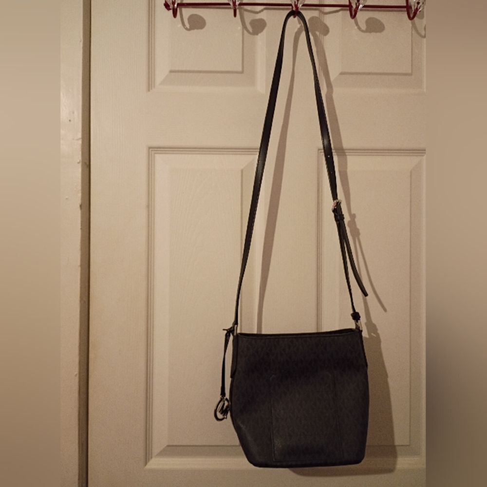 Michael Kors Dark Gray & Black Purse - Picture 2 of 4